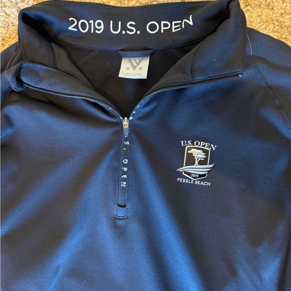 Pebble Beach US Open Black Quarter-Zip Pullover - Picture 2 of 4